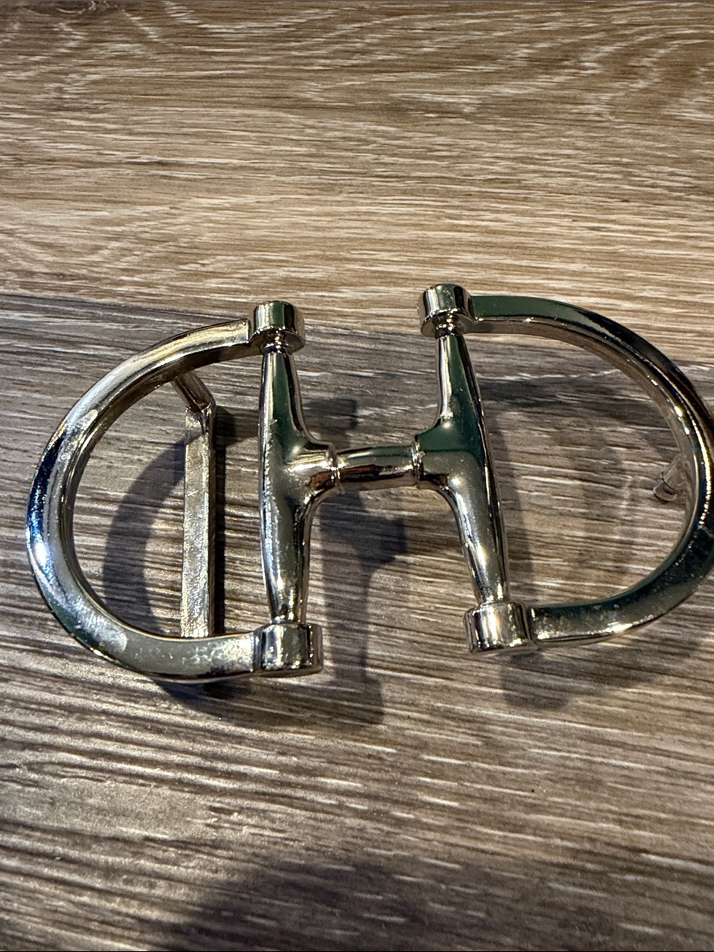 Classic Silver Horsebit Belt Buckle - Women’s Accessory - Picture 1 of 2